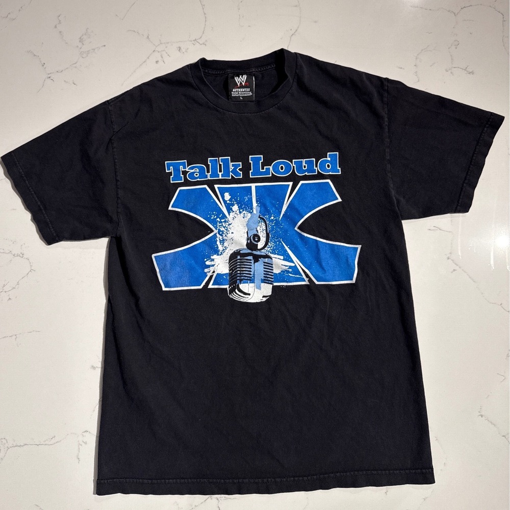 WWE Ken Kennedy Talk Loud Hit Harder Graphic T-Shirt l